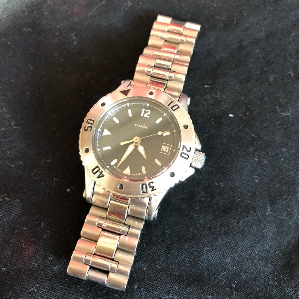 Pre Loved Coach Stainless Steel Watch